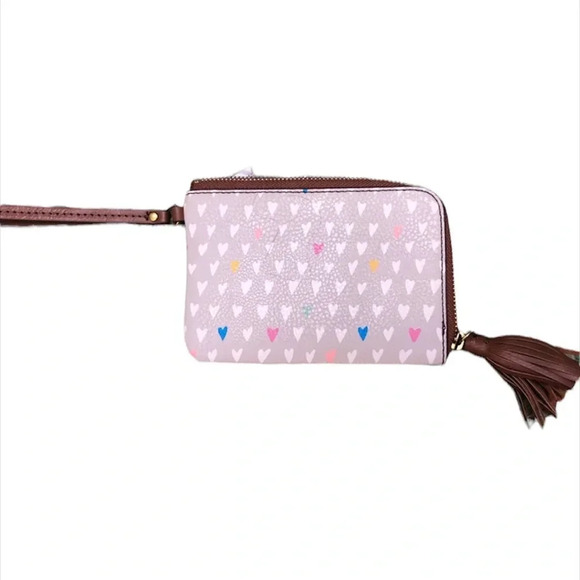 NWT FOSSIL HEART TASSEL WRISTLET - Picture 2 of 3